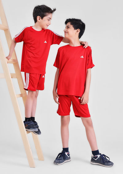 Adi Triliner Tracksuit Red