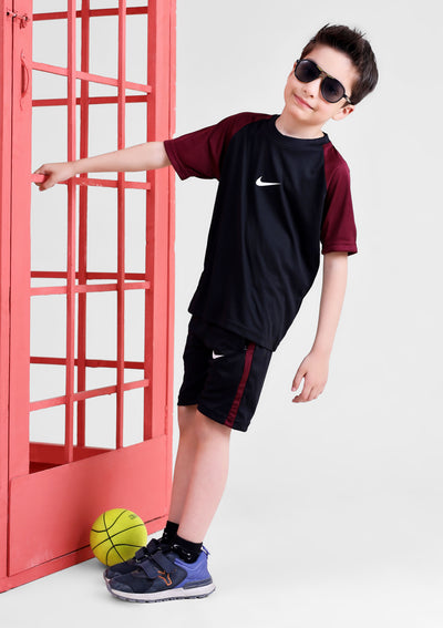 NIk Dri-Fit Tracksuit Mehroon