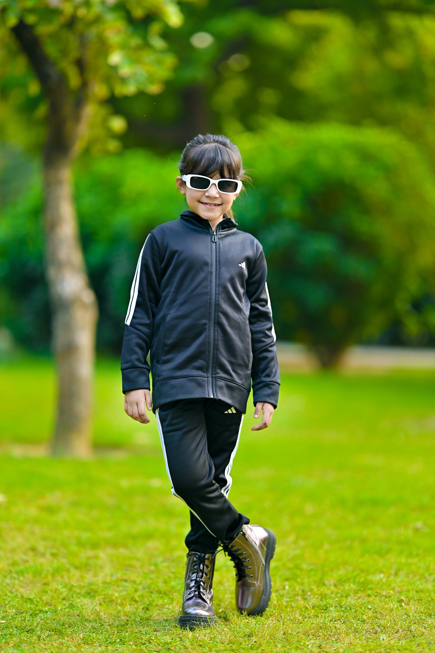 Adi Premium Tracksuit Black