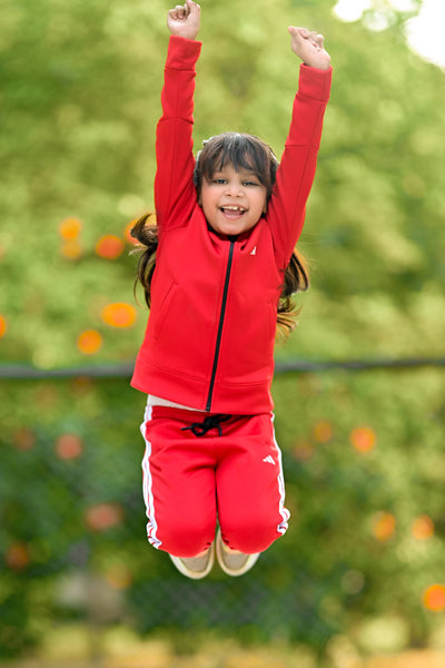 Adi Premium Tracksuit Red