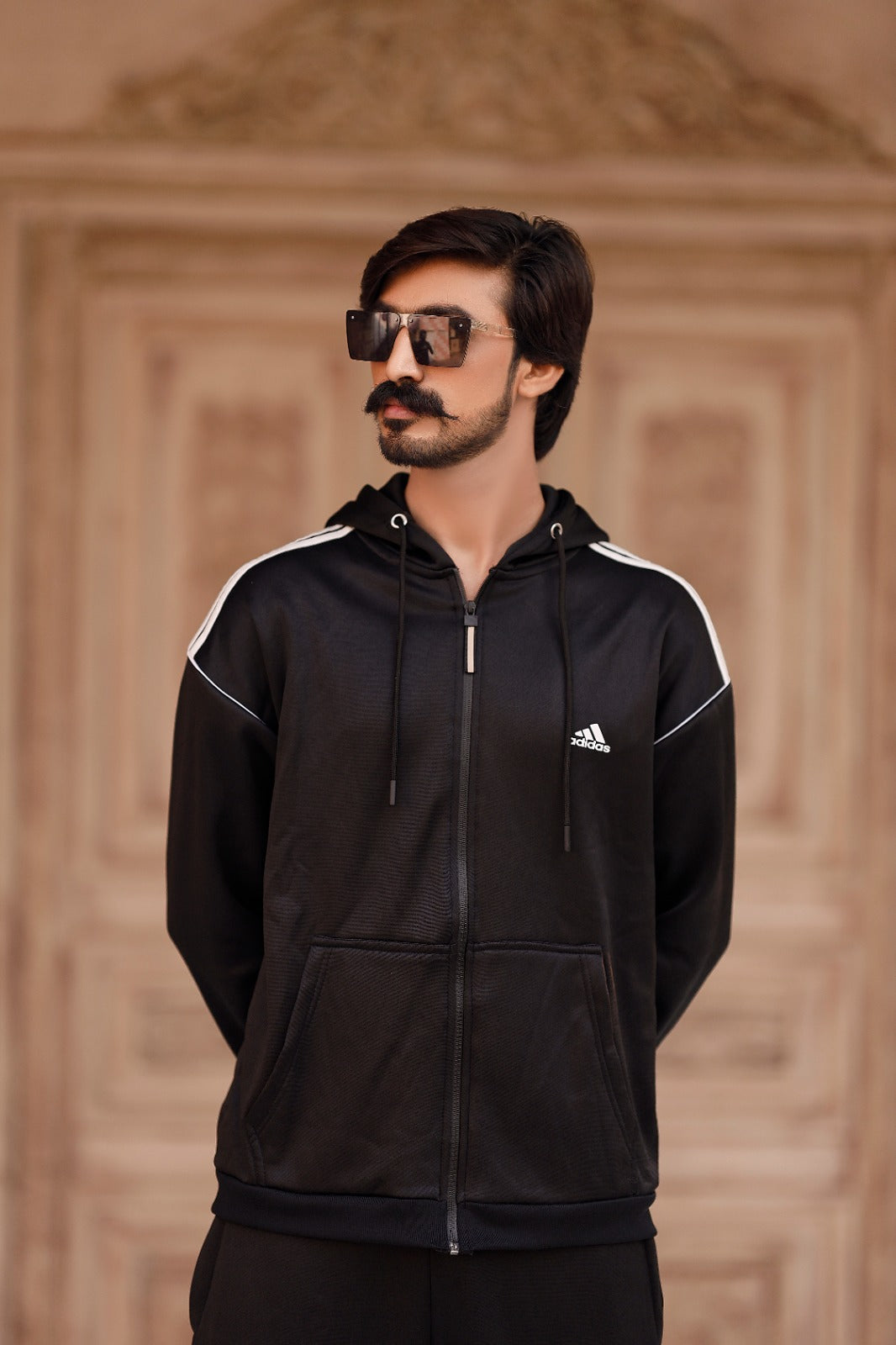 Adi Imported Tracksuit - Black