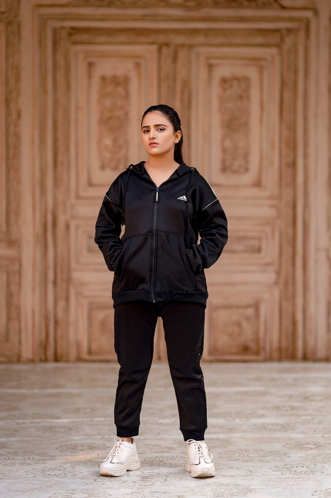 Adi Imported Tracksuit - Black