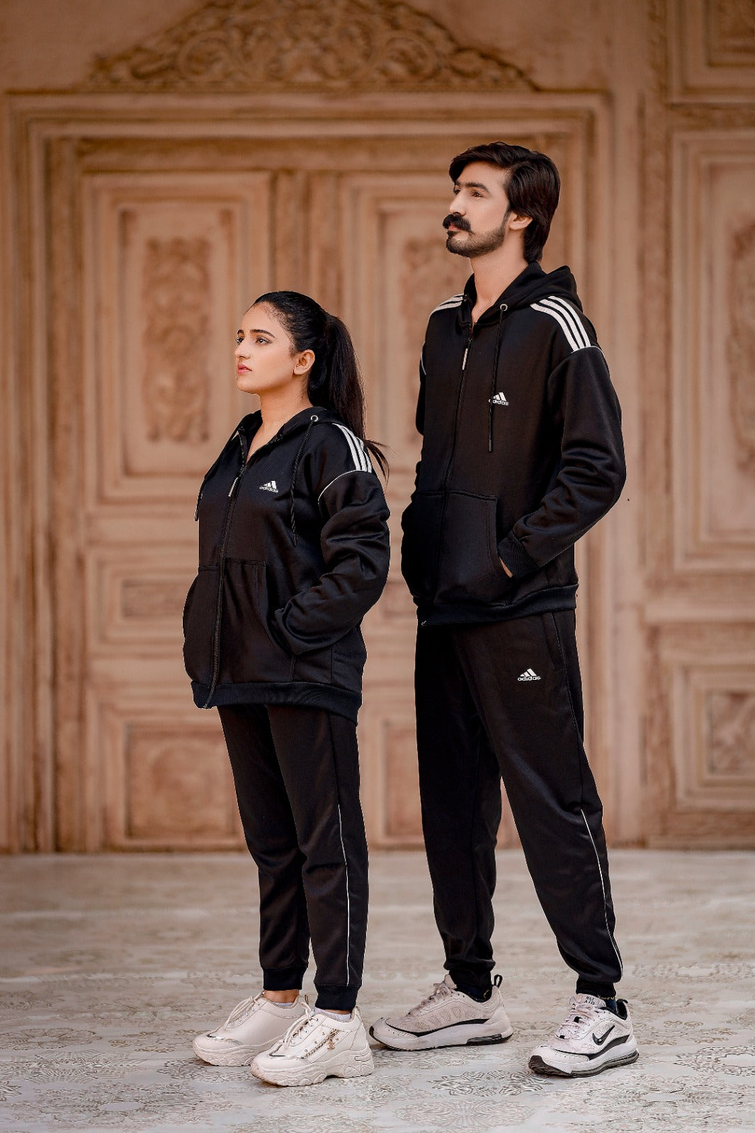 Adi Imported Tracksuit - Black