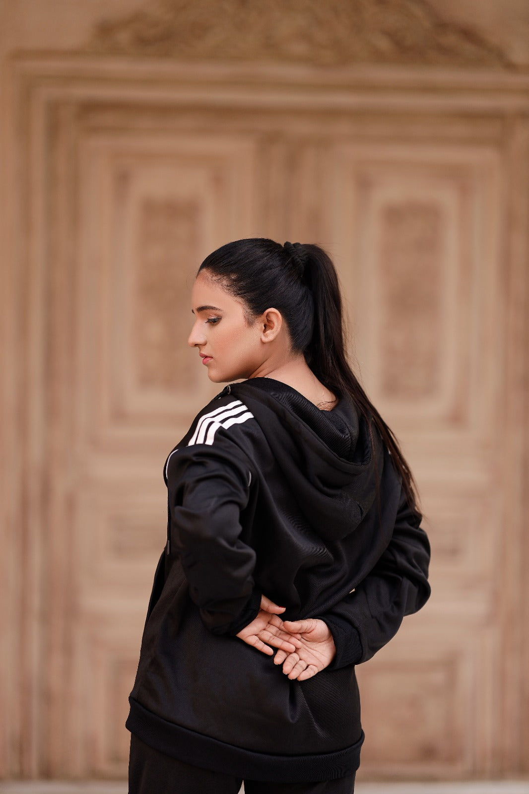 Adi Imported Tracksuit - Black